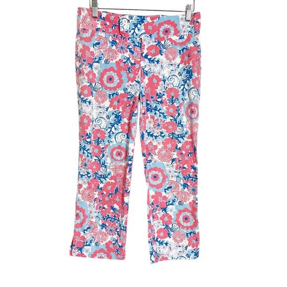 Lilly Pulitzer Palm Beach Fit Floral Pants Size 2 - Picture 1 of 8